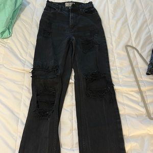 free people high rise jean